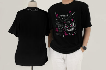 Cute chick who loves rock T-shirt