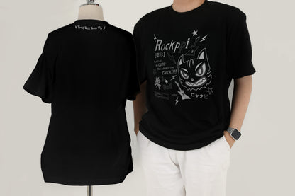 Cute chick who loves rock T-shirt