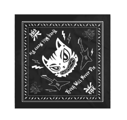 Cute chicks who loves rock bandana